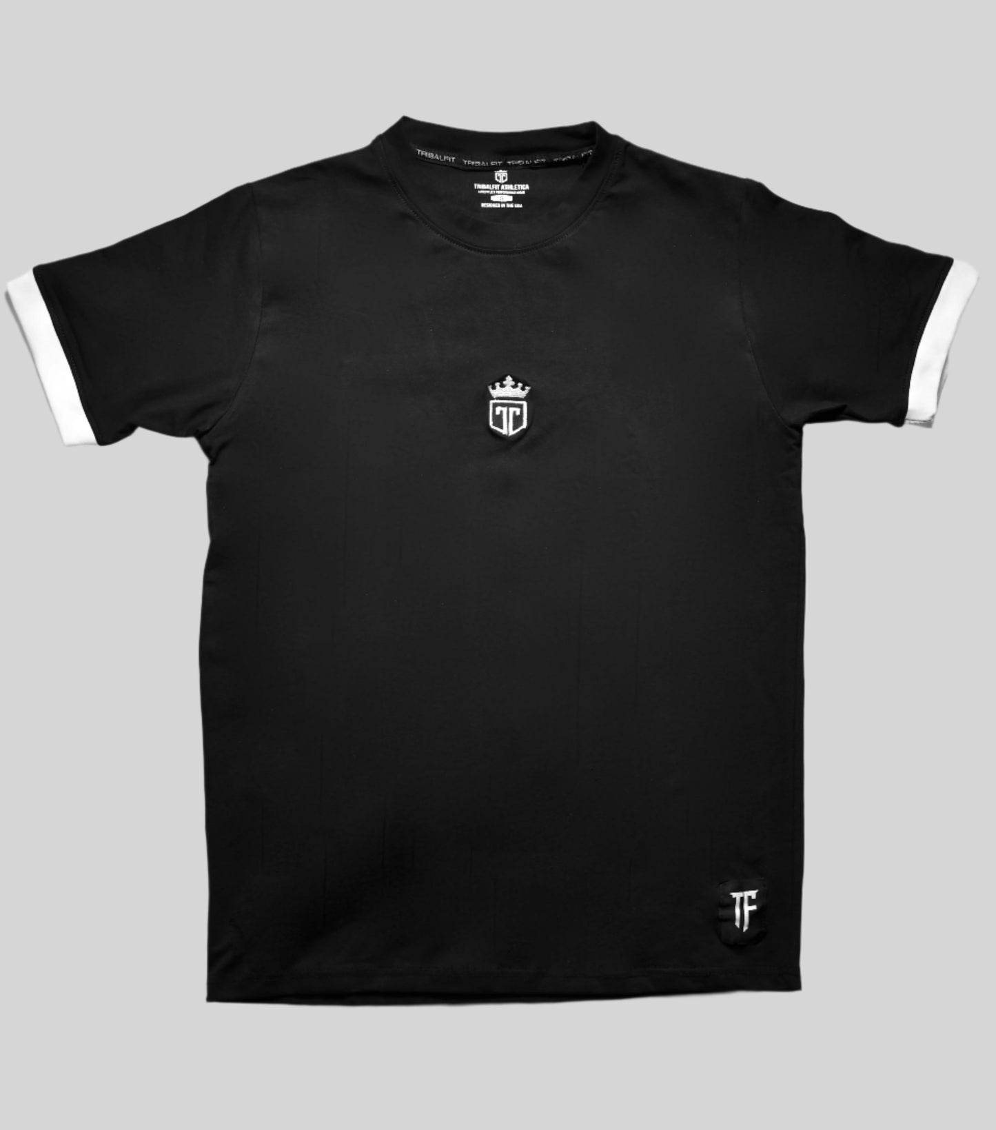 TRIBALFIT VITAL PERFORMANCE TEE- OBSIDIAN BLACK